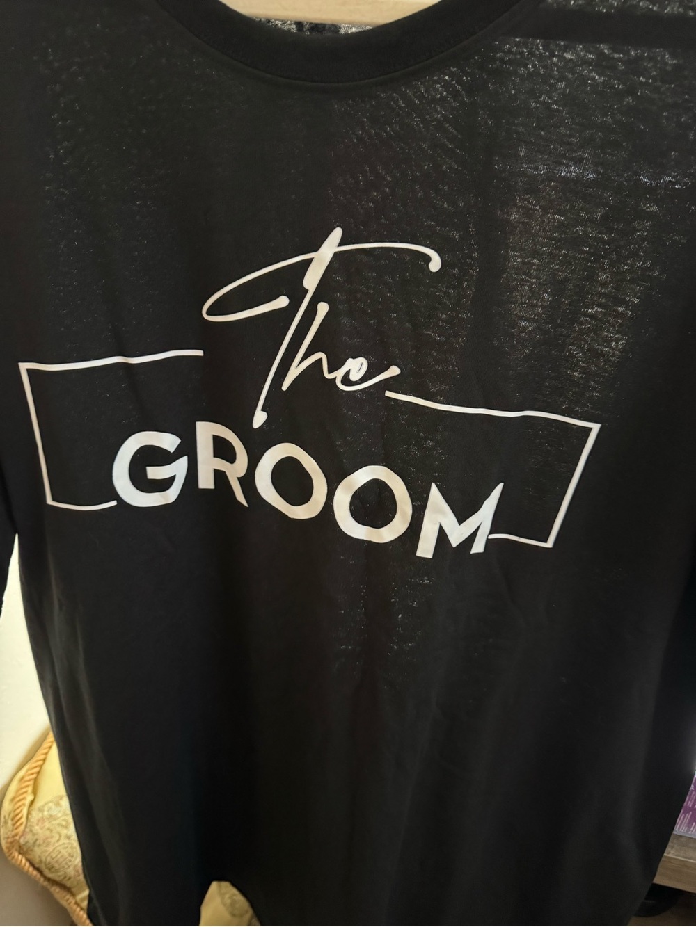 The Groom Black Men's Grooming T-Shirt